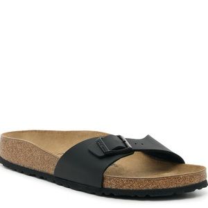 Birkenstock Madrid Birko Black Sandals Size 39